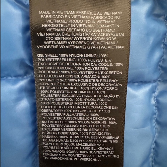 $240 The North Face TNF Thermoball Eco Full Zip Jacket Sonic Blue Men XXL 2XL - Picture 8 of 8